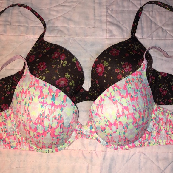 Victoria's Secret Other - VS 36B Bra Lot of 2 Demi push up Biofit uplift #7